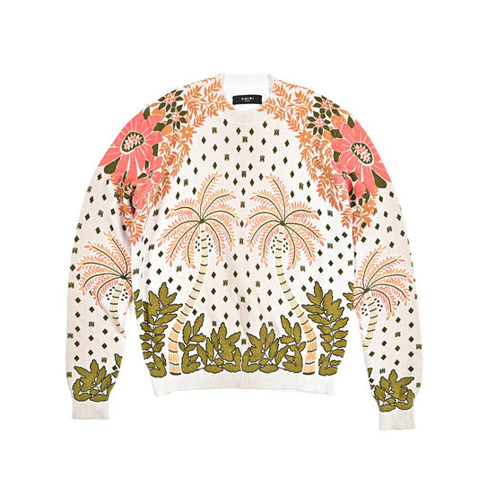 AMIRI コットン100% クルーネックニットセーター｜430538｜GUARDAROBA MILANO OFFICIAL STORE