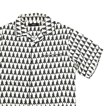 AMIRI シルク100% 半袖オープンカラーシャツ 開襟シャツ｜430539｜GUARDAROBA MILANO OFFICIAL STORE