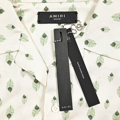 AMIRI シルク100% 半袖オープンカラーシャツ 開襟シャツ｜430540｜GUARDAROBA MILANO OFFICIAL STORE