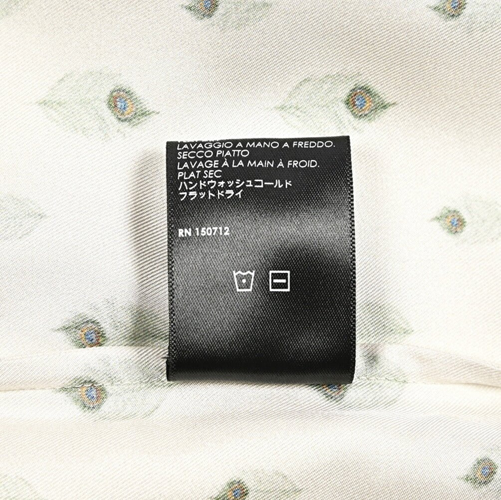 SALE｜AMIRI アミリ / シルク100% 半袖オープンカラーシャツ 開襟