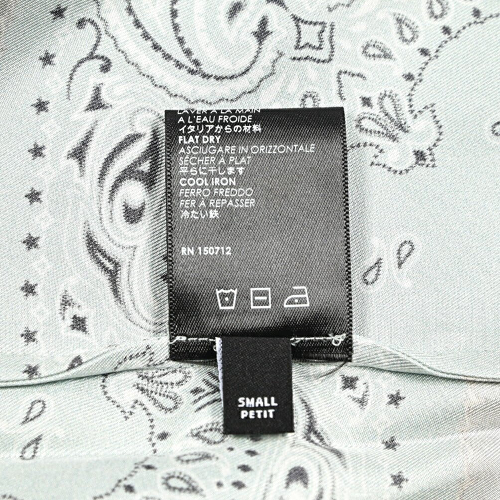 AMIRI シルク100% 半袖オープンカラーシャツ バンダナ柄開襟シャツ｜430541｜GUARDAROBA MILANO OFFICIAL STORE