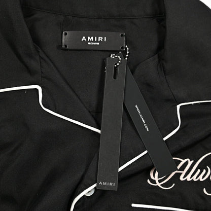 AMIRI シルク100% 半袖オープンカラーシャツ 開襟シャツ｜430542｜GUARDAROBA MILANO OFFICIAL STORE