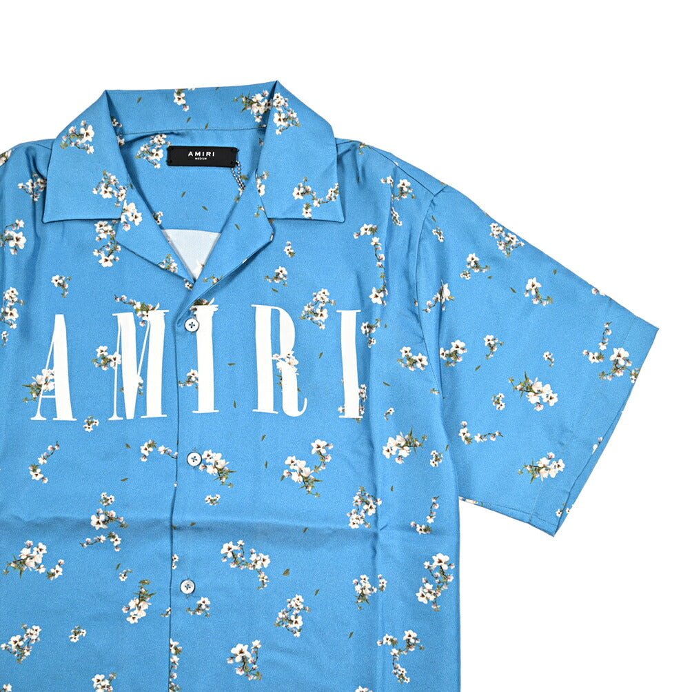 AMIRI シルク100% 半袖オープンカラーシャツ 開襟シャツ｜430543｜GUARDAROBA MILANO OFFICIAL STORE