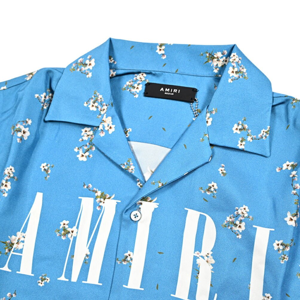 AMIRI シルク100% 半袖オープンカラーシャツ 開襟シャツ｜430543｜GUARDAROBA MILANO OFFICIAL STORE