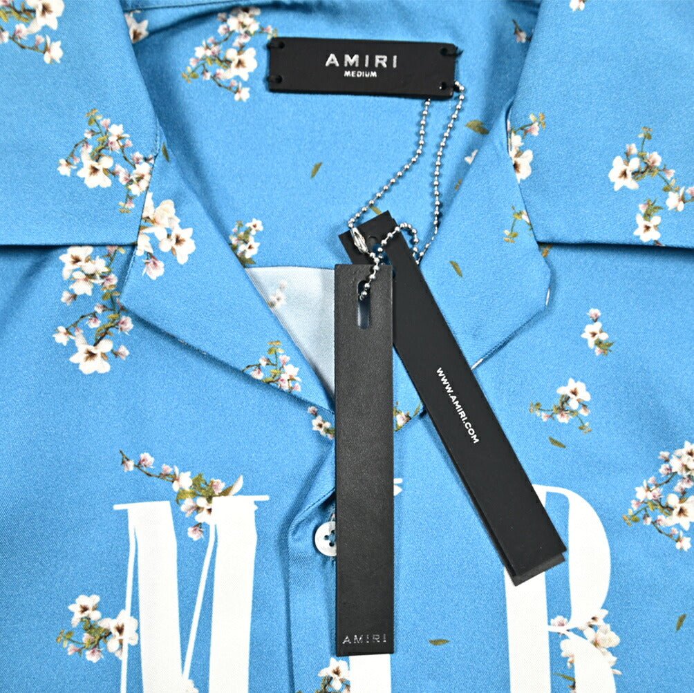 AMIRI シルク100% 半袖オープンカラーシャツ 開襟シャツ｜430543｜GUARDAROBA MILANO OFFICIAL STORE