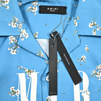 AMIRI シルク100% 半袖オープンカラーシャツ 開襟シャツ｜430543｜GUARDAROBA MILANO OFFICIAL STORE