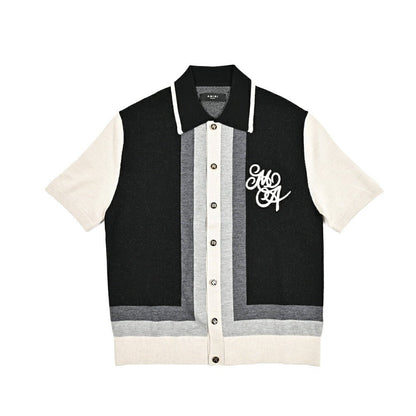 AMIRI ウール100% 半袖ニットシャツ｜430546｜GUARDAROBA MILANO OFFICIAL STORE
