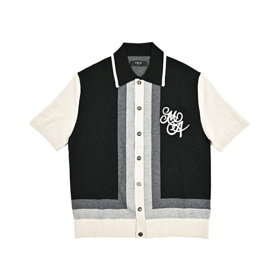 AMIRI ウール100% 半袖ニットシャツ｜430546｜GUARDAROBA MILANO OFFICIAL STORE