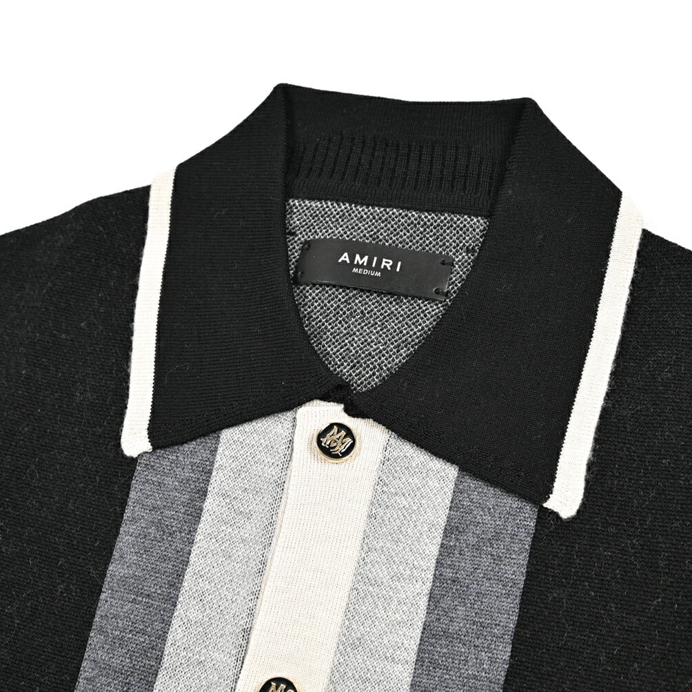 AMIRI ウール100% 半袖ニットシャツ｜430546｜GUARDAROBA MILANO OFFICIAL STORE