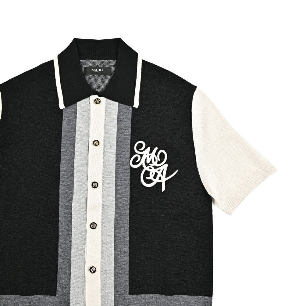 AMIRI ウール100% 半袖ニットシャツ｜430546｜GUARDAROBA MILANO OFFICIAL STORE