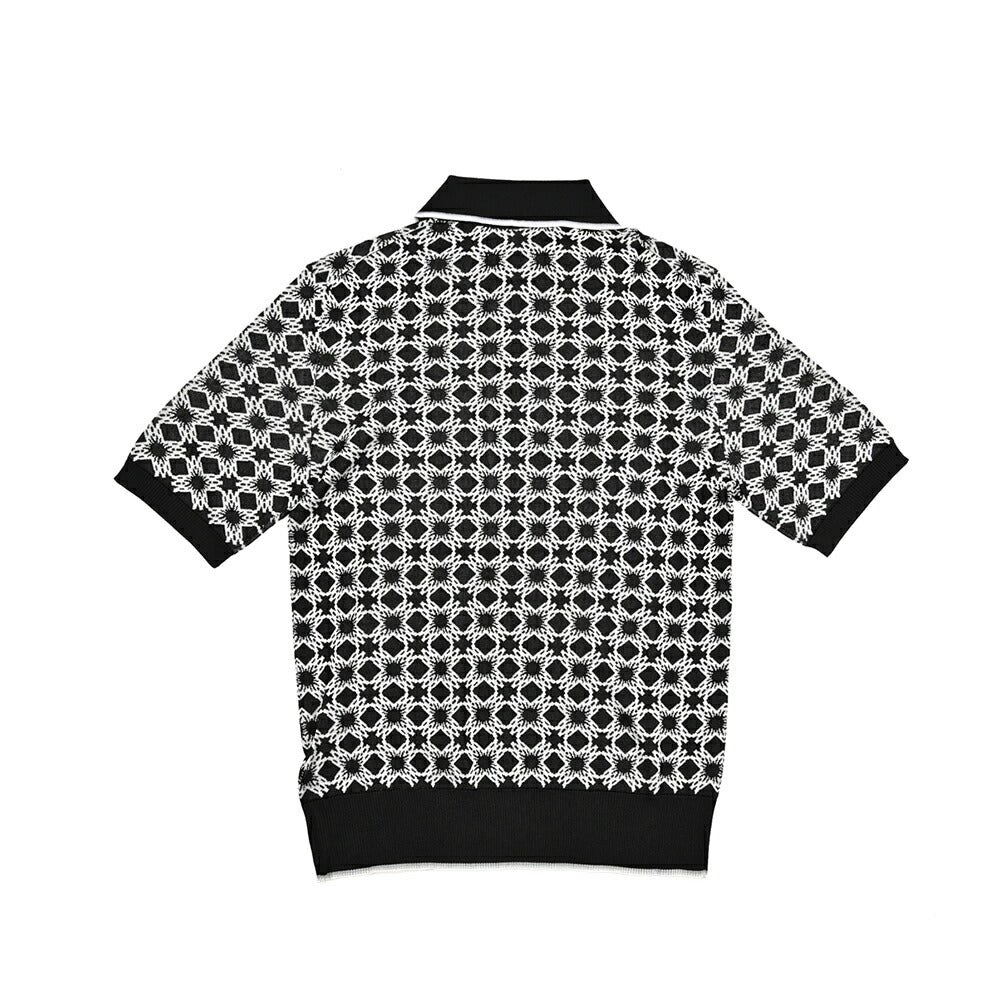 amiri ポロシャツ AMIRI バンダナ ポロシャツ | ブラック | FARFETCH JP