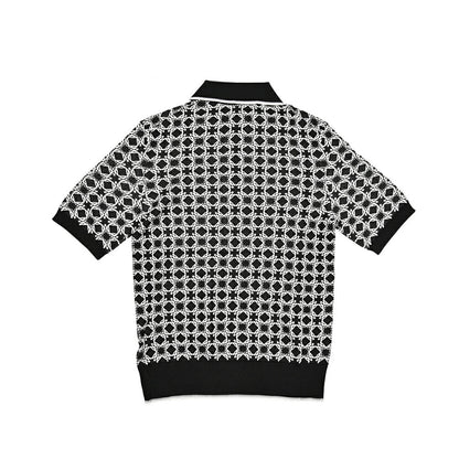 AMIRI ビスコース100% 半袖ニットポロシャツ｜430550-S｜GUARDAROBA MILANO OFFICIAL STORE