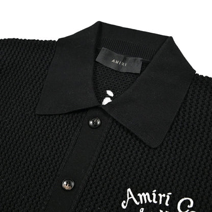 AMIRI コットン100% 半袖ニットシャツ｜430568｜GUARDAROBA MILANO OFFICIAL STORE