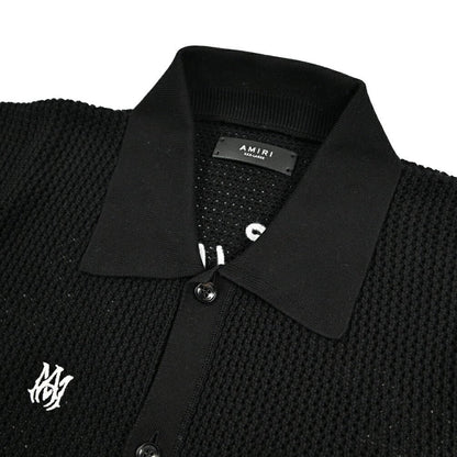 AMIRI コットン100% 背面刺繍半袖ニットポロシャツ｜430569｜GUARDAROBA MILANO OFFICIAL STORE