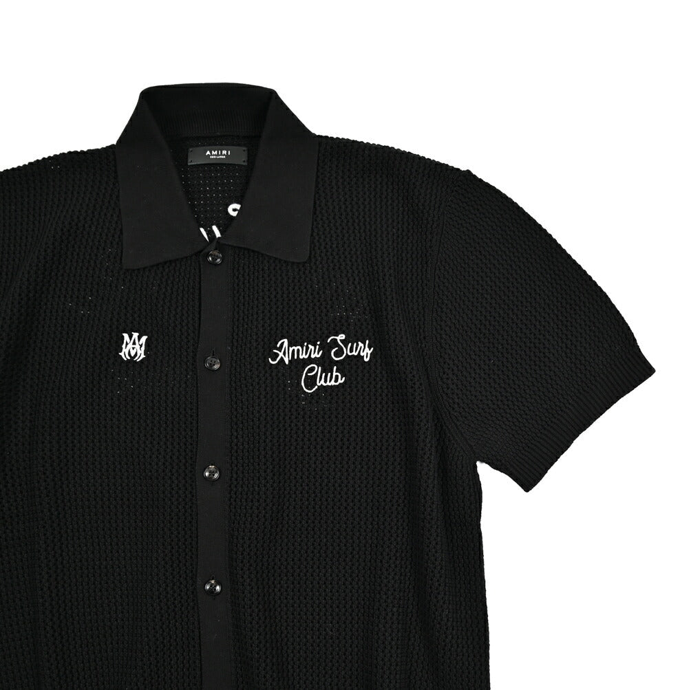AMIRI コットン100% 背面刺繍半袖ニットポロシャツ｜430569｜GUARDAROBA MILANO OFFICIAL STORE