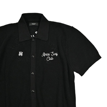 AMIRI コットン100% 背面刺繍半袖ニットポロシャツ｜430569｜GUARDAROBA MILANO OFFICIAL STORE