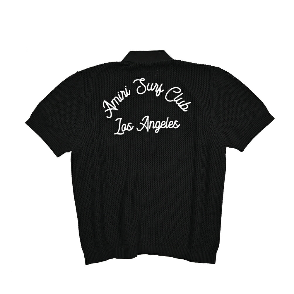 AMIRI コットン100% 背面刺繍半袖ニットポロシャツ｜430569｜GUARDAROBA MILANO OFFICIAL STORE