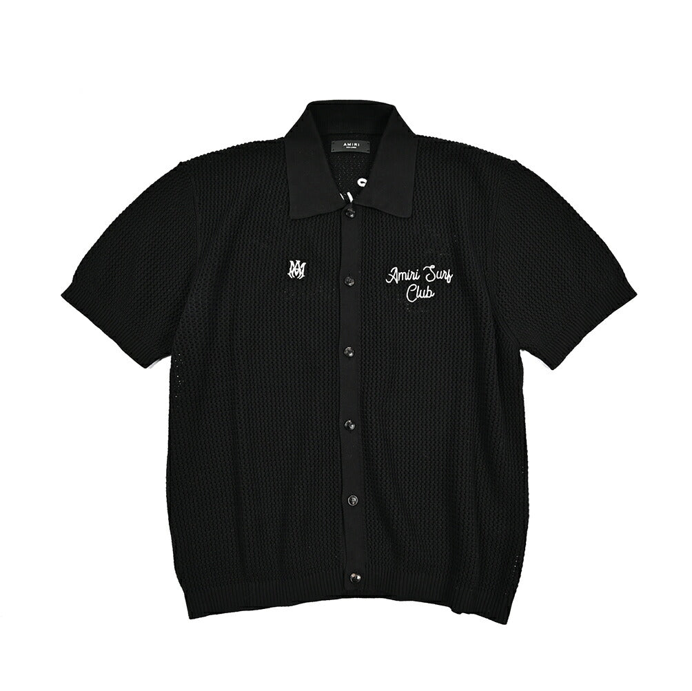 AMIRI コットン100% 背面刺繍半袖ニットポロシャツ｜430569｜GUARDAROBA MILANO OFFICIAL STORE