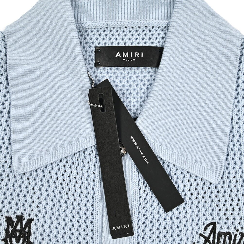 SALE｜AMIRI アミリ / コットン100% 半袖ニットシャツ / メンズ