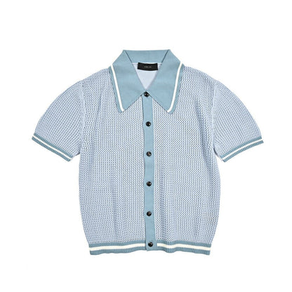 AMIRI コットン100% 半袖ニットシャツ｜430572｜GUARDAROBA MILANO OFFICIAL STORE