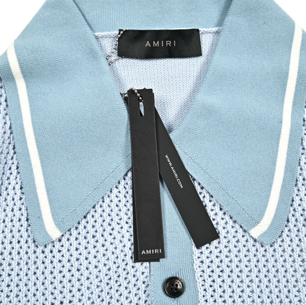 AMIRI コットン100% 半袖ニットシャツ｜430572｜GUARDAROBA MILANO OFFICIAL STORE