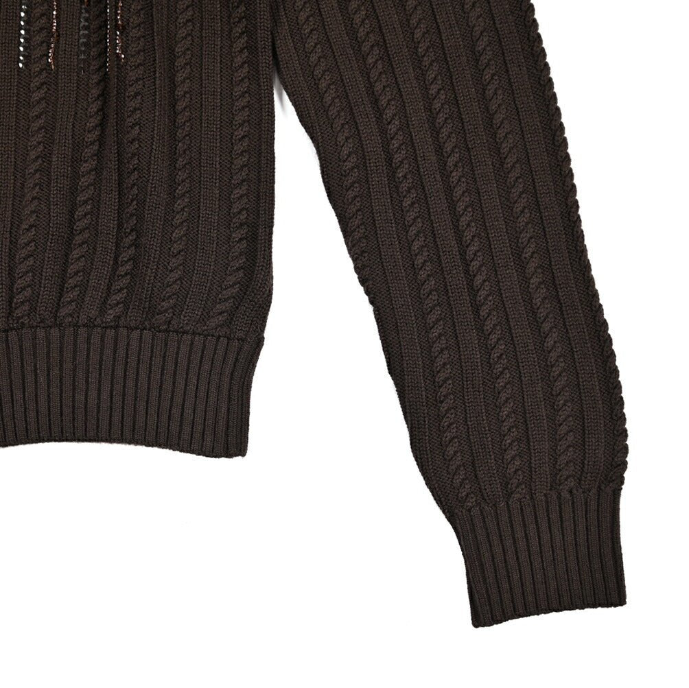 AMIRI ウール100% 襟付きニットカーディガン｜430573-S｜GUARDAROBA MILANO OFFICIAL STORE