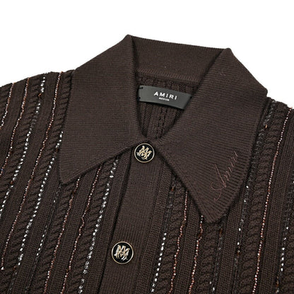 AMIRI ウール100% 襟付きニットカーディガン｜430573-S｜GUARDAROBA MILANO OFFICIAL STORE