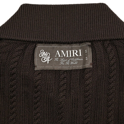 AMIRI ウール100% 襟付きニットカーディガン｜430573-S｜GUARDAROBA MILANO OFFICIAL STORE
