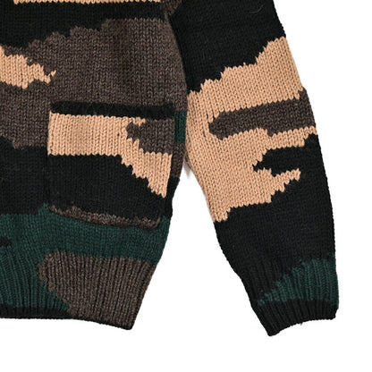 AMIRI ウール100% ラペル付きニットカーディガン｜430577｜GUARDAROBA MILANO OFFICIAL STORE