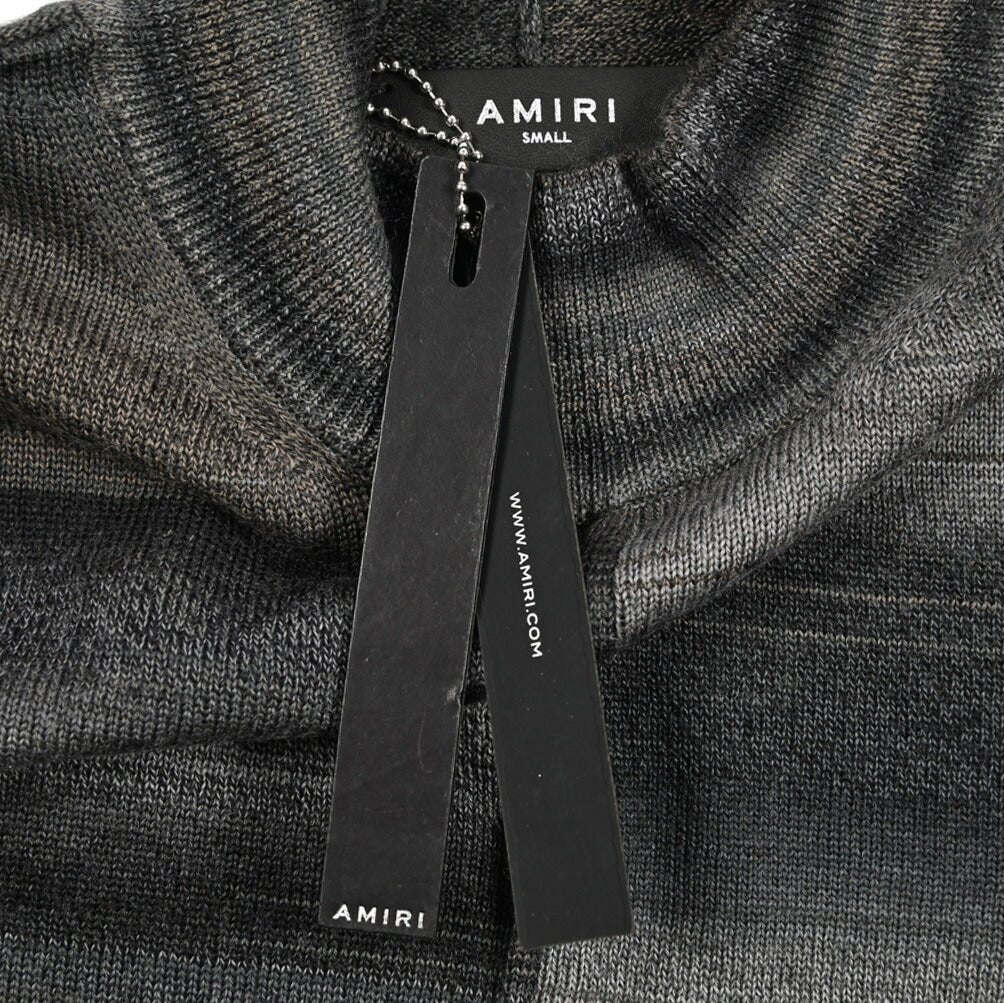 AMIRI ウール100% モックネックニットセーター｜430584｜GUARDAROBA MILANO OFFICIAL STORE