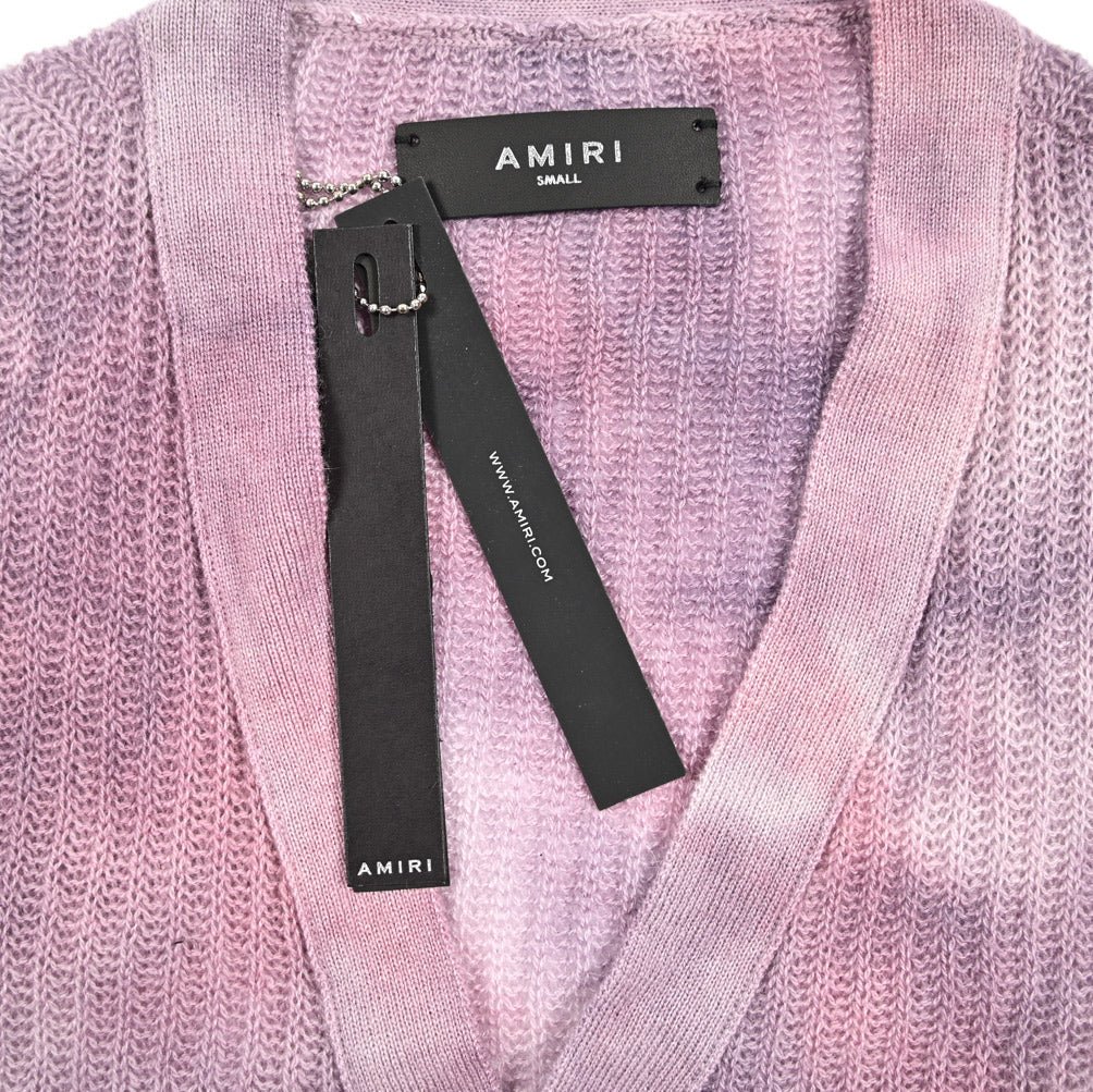 AMIRI カシミヤ100% ミドルゲージニットカーディガン タイダイ染め｜430605｜GUARDAROBA MILANO OFFICIAL STORE