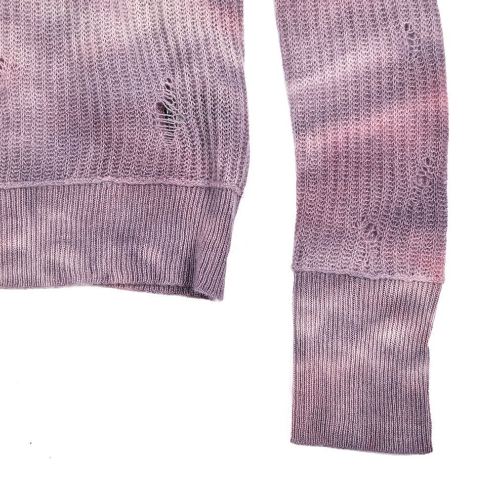 AMIRI カシミヤ100% ミドルゲージニットカーディガン タイダイ染め｜430605｜GUARDAROBA MILANO OFFICIAL STORE