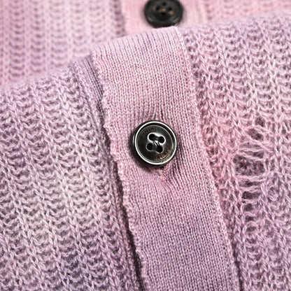 AMIRI カシミヤ100% ミドルゲージニットカーディガン タイダイ染め｜430605｜GUARDAROBA MILANO OFFICIAL STORE