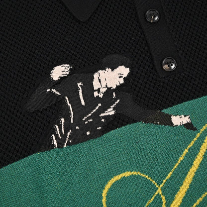 AMIRI ウール100% 半袖ニットポロシャツ｜430607-M｜GUARDAROBA MILANO OFFICIAL STORE