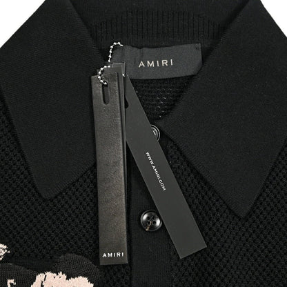 AMIRI ウール100% 半袖ニットポロシャツ｜430607-M｜GUARDAROBA MILANO OFFICIAL STORE