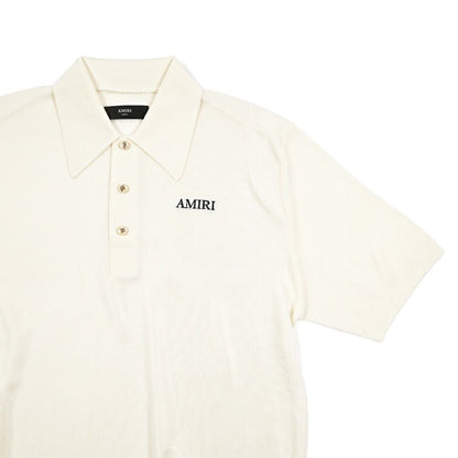 AMIRI ビスコース100% 半袖ニットポロシャツ｜430616｜GUARDAROBA MILANO OFFICIAL STORE