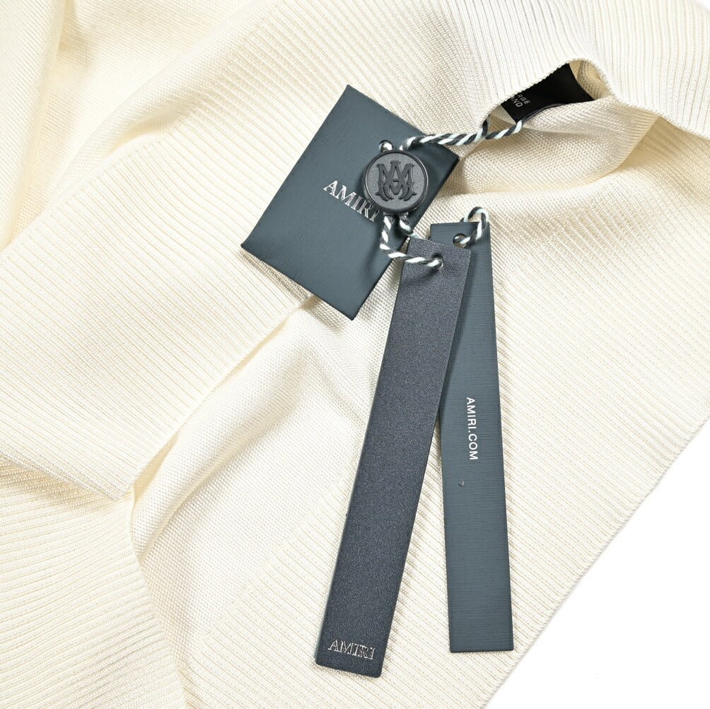 AMIRI ビスコース100% 半袖ニットポロシャツ｜430616｜GUARDAROBA MILANO OFFICIAL STORE