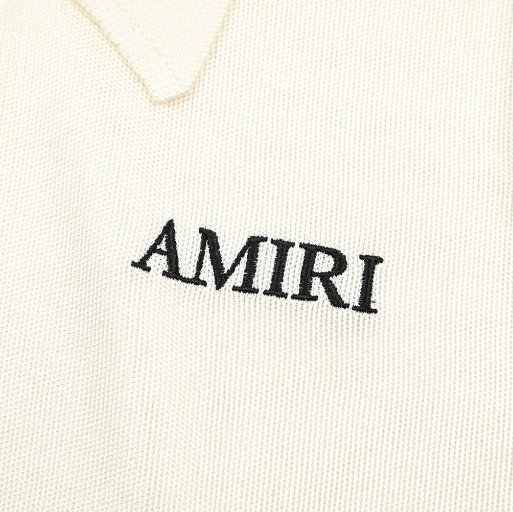 AMIRI ビスコース100% 半袖ニットポロシャツ｜430616｜GUARDAROBA MILANO OFFICIAL STORE