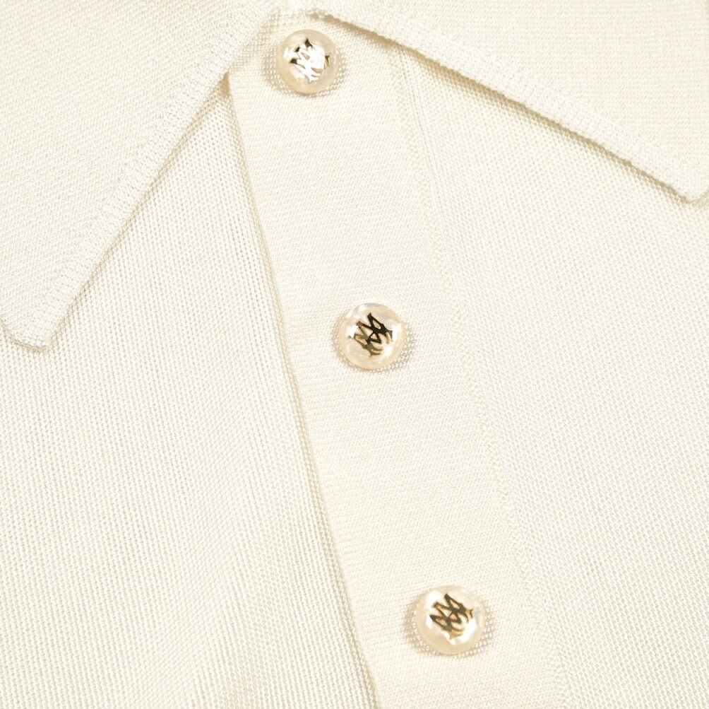 AMIRI ビスコース100% 半袖ニットポロシャツ｜430616｜GUARDAROBA MILANO OFFICIAL STORE