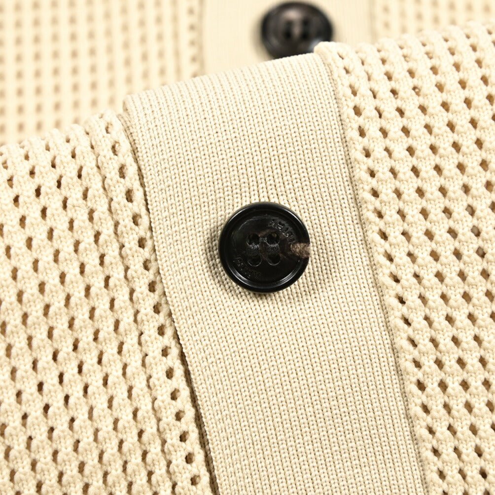 AMIRI ナイロン100% 半袖ニットシャツ｜430618｜GUARDAROBA MILANO OFFICIAL STORE