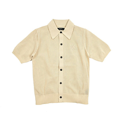 AMIRI ナイロン100% 半袖ニットシャツ｜430618｜GUARDAROBA MILANO OFFICIAL STORE