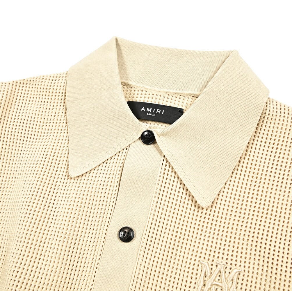 AMIRI ナイロン100% 半袖ニットシャツ｜430618｜GUARDAROBA MILANO OFFICIAL STORE