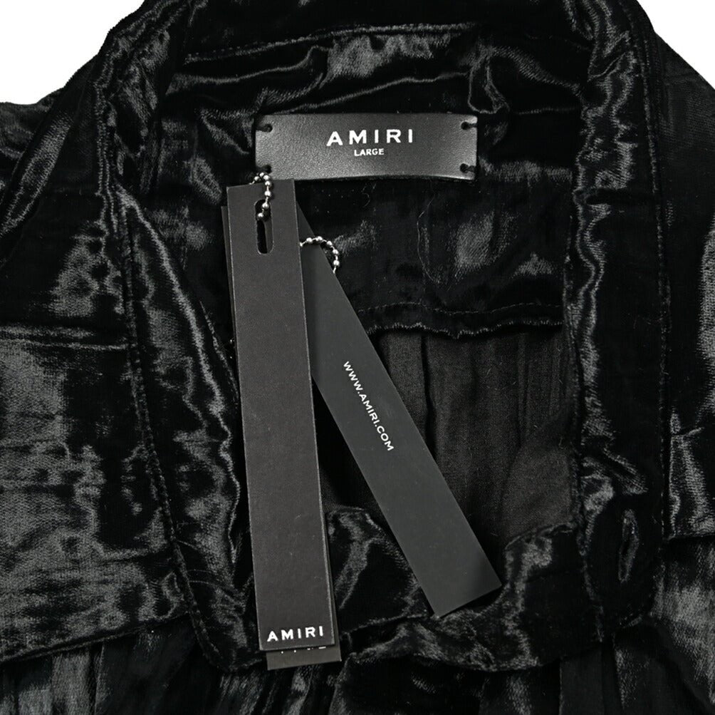 AMIRI ビスコース100% ベルベットシャツ｜430619｜GUARDAROBA MILANO OFFICIAL STORE