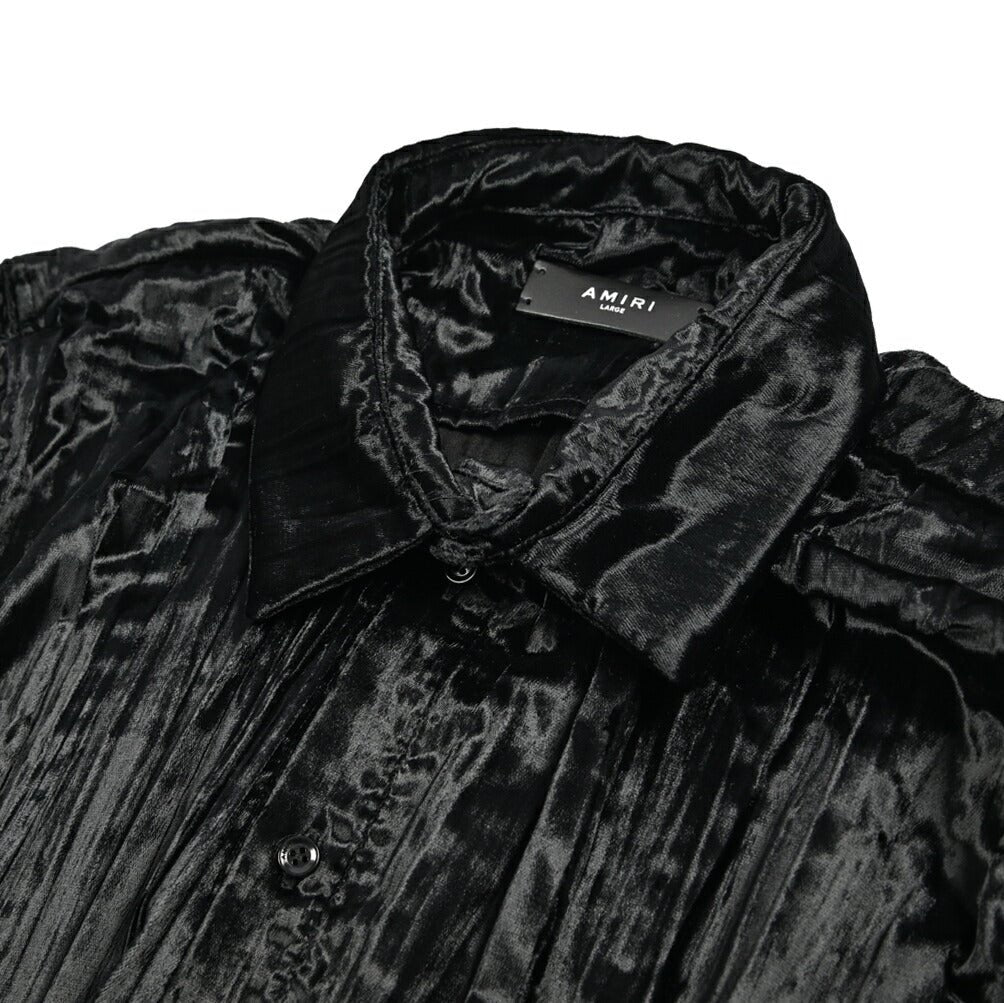 AMIRI ビスコース100% ベルベットシャツ｜430619｜GUARDAROBA MILANO OFFICIAL STORE