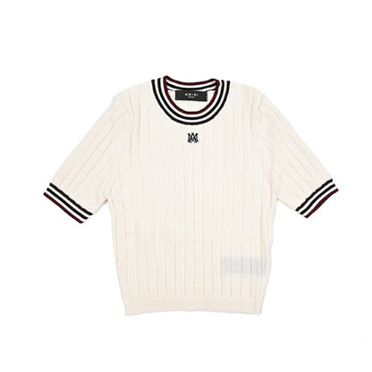 【レディース】AMIRI ウール100% クロップド半袖ニットセーター｜430623-S｜GUARDAROBA MILANO OFFICIAL STORE