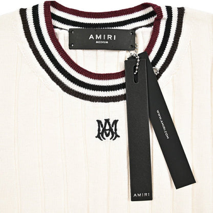 【レディース】AMIRI ウール100% クロップド半袖ニットセーター｜430623-S｜GUARDAROBA MILANO OFFICIAL STORE
