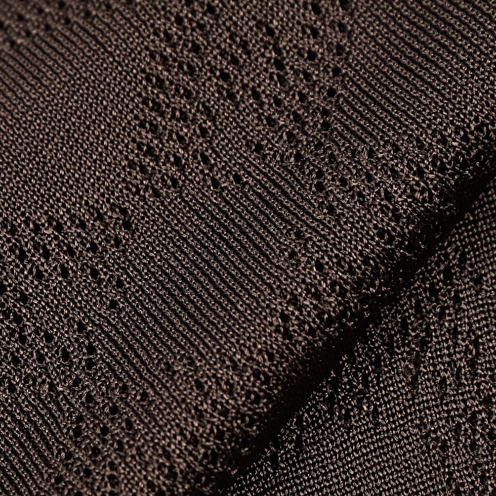 【レディース】AMIRI ビスコース100% クロップド半袖ニットポロシャツ｜430625｜GUARDAROBA MILANO OFFICIAL STORE