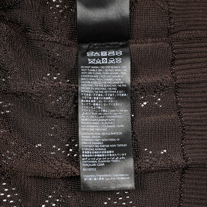 【レディース】AMIRI ビスコース100% クロップド半袖ニットポロシャツ｜430625｜GUARDAROBA MILANO OFFICIAL STORE