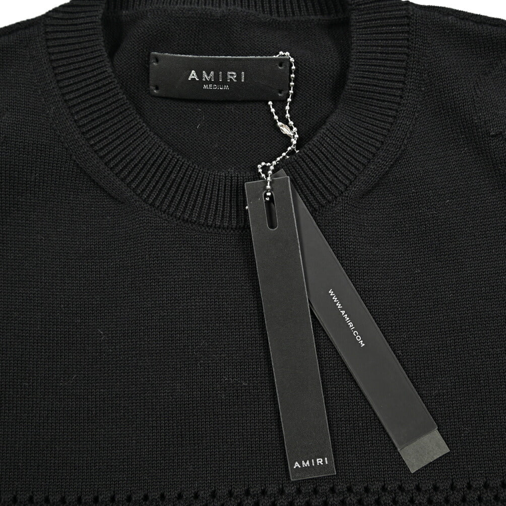 AMIRI コットン100% 半袖ニットTシャツ｜430561｜GUARDAROBA MILANO OFFICIAL STORE