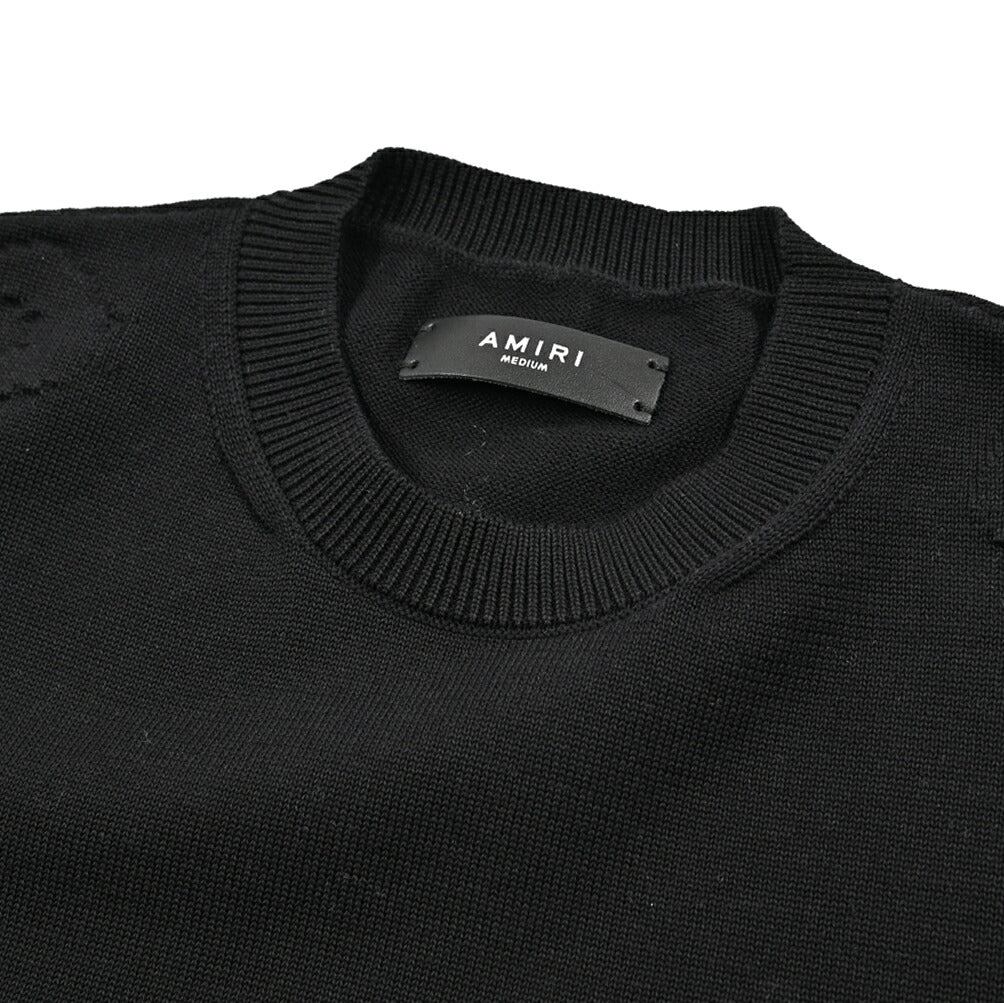 AMIRI コットン100% 半袖ニットTシャツ｜430561｜GUARDAROBA MILANO OFFICIAL STORE